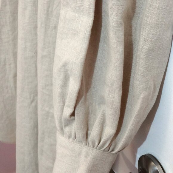 Ovate Nadine Linen Midi Dress Size Small - Picture 6 of 12